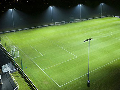 What are the lighting standards for football fields?